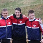 Unge NM løpere. f.v Casper Stornes, Magnus Heggøy og Daniel Einarsen.